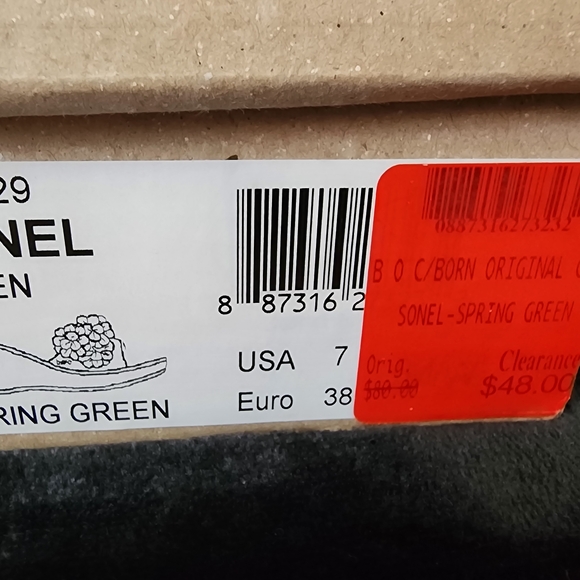 b.o.c. Green Floral Mules - Picture 7 of 7